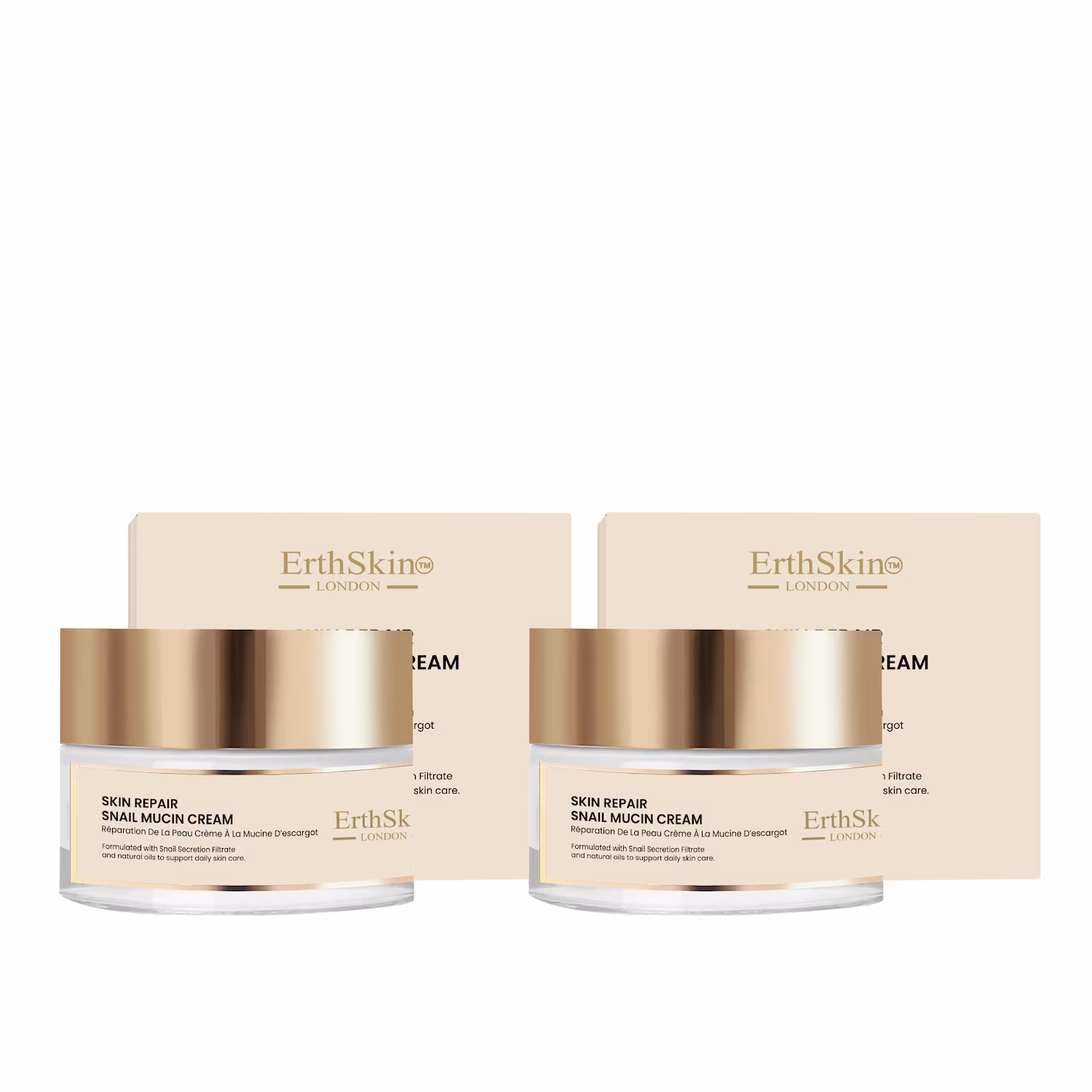 2x Schneckencreme zur Hautreparatur