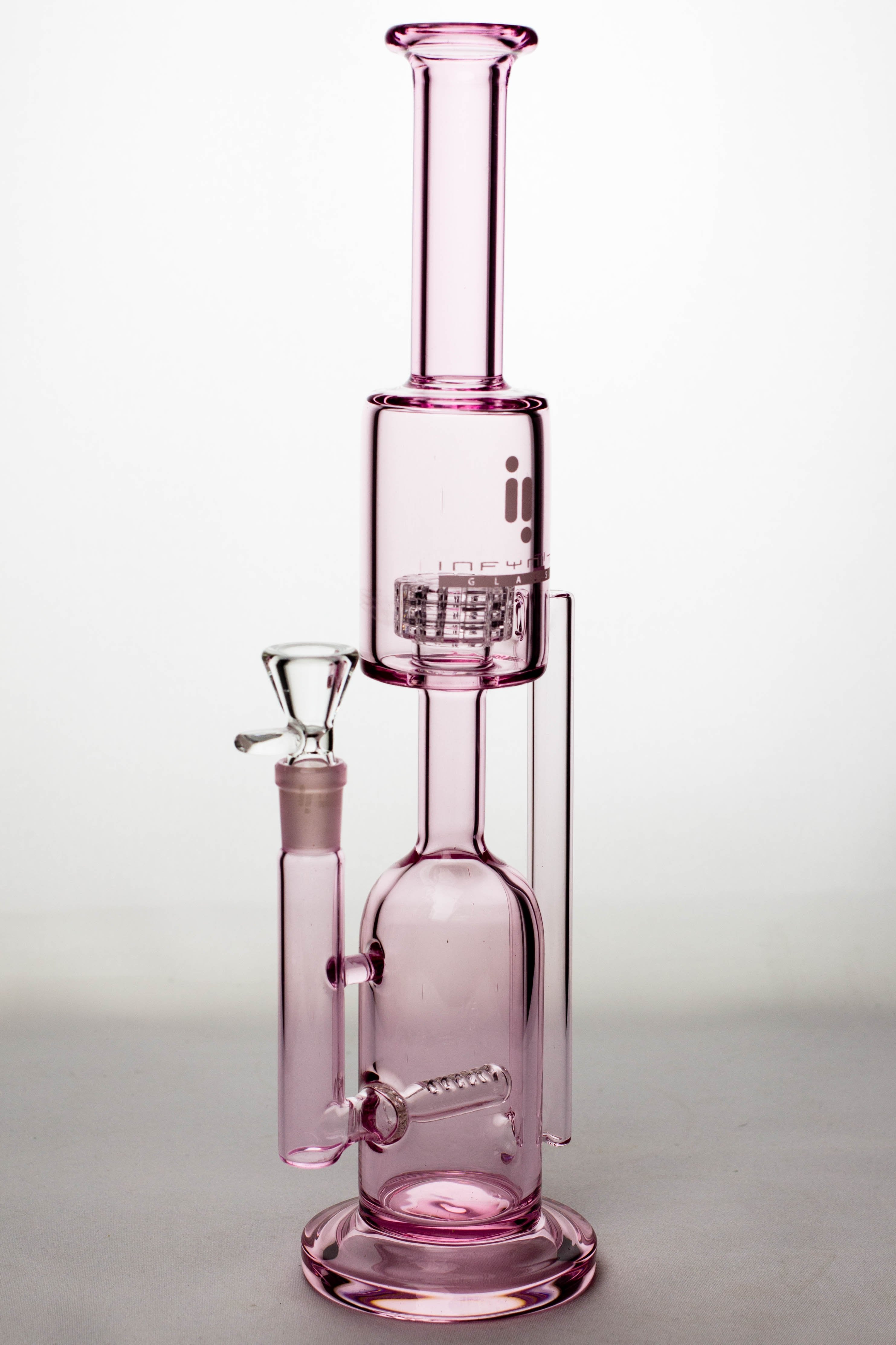 13 infyniti glass inline and shower head diffuser recycled bong