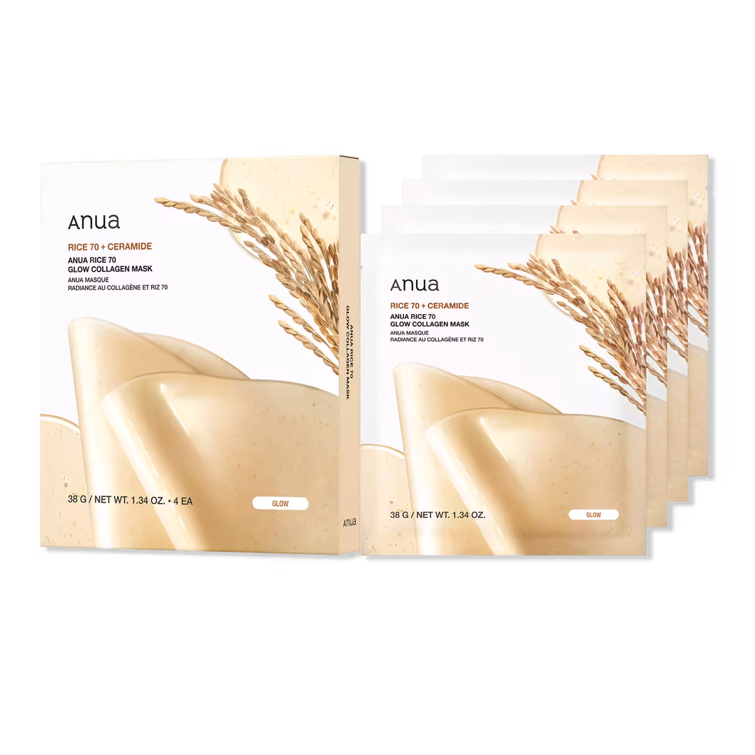 ANUA  Rice 70 Glow Collagen Mask