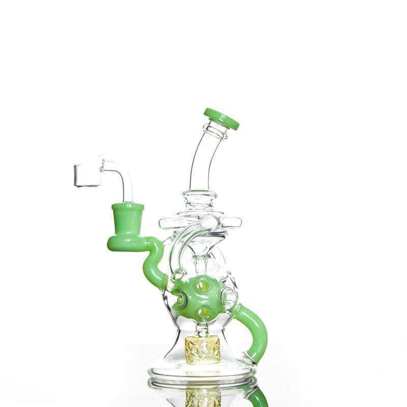 8 Inch 3 Fumed Dab Rig SOL EXO FTK F14.5mm
