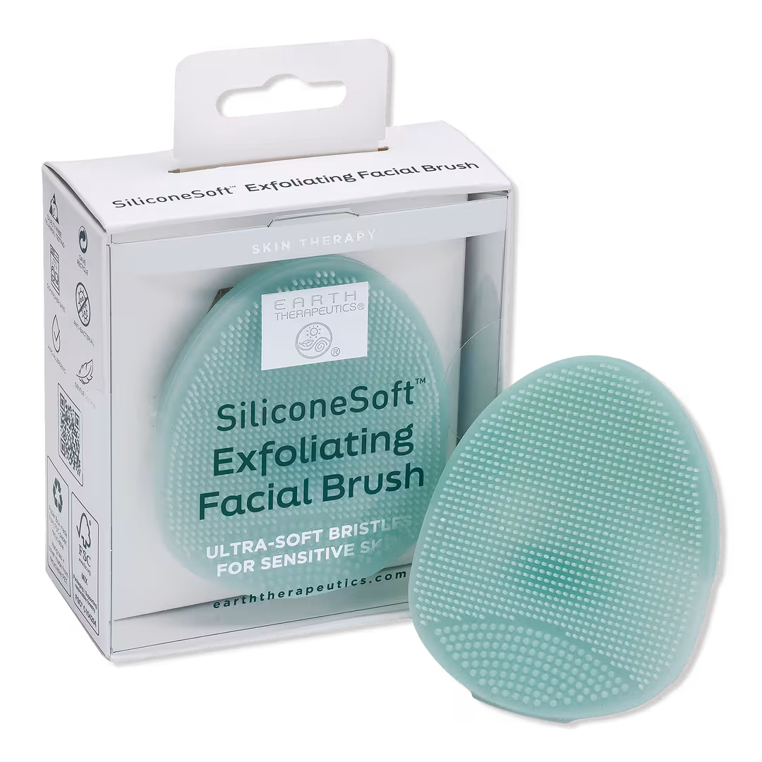 Earth Therapeutics  SiliconSoft Exfoliating Facial Brush