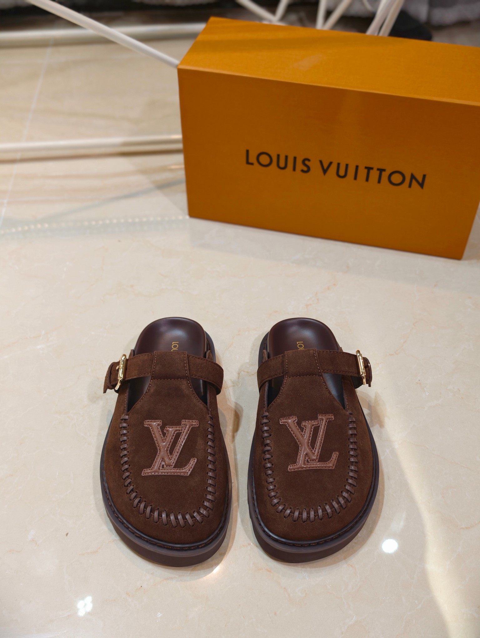 LV Easy Monogram Mules