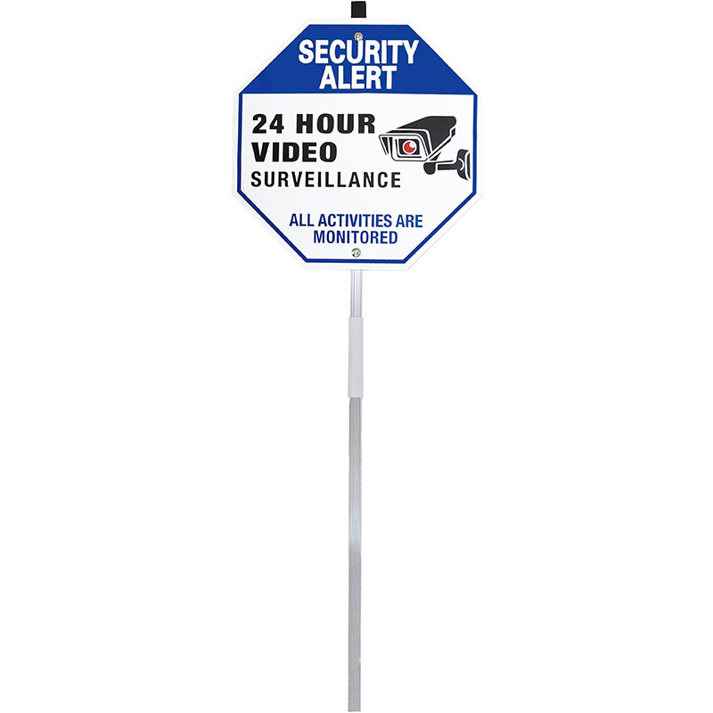 Manufacturer of American-style yard signs, aluminum reflective signs, warning signs, and surveillance signs