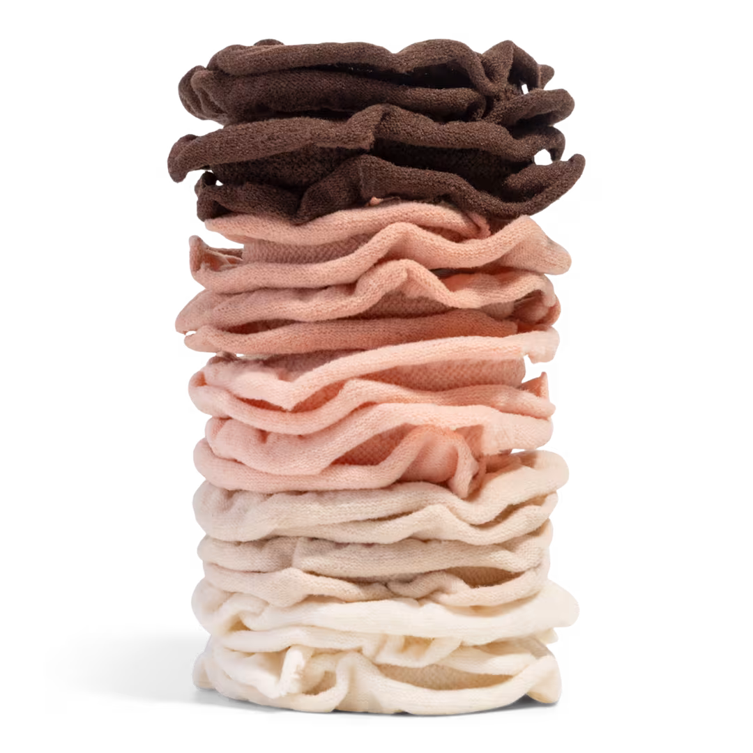 Kitsch  Recycled Fabric Petal Hair Elastics