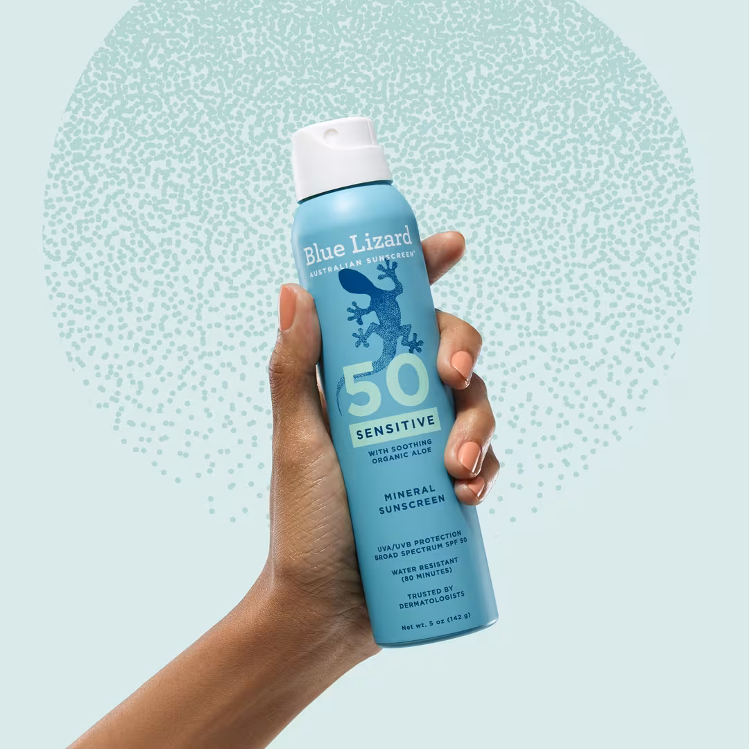 BLUE LIZARD AUSTRALIAN SUNSCREEN  Sensitive Mineral Sunscreen Spray SPF 50+