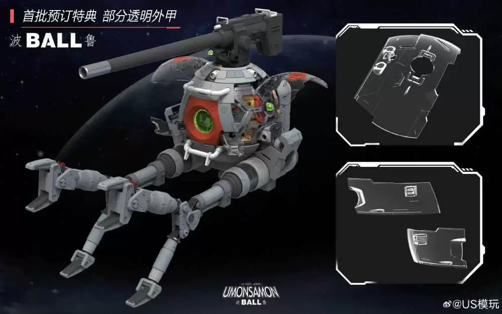 US-001 Mobile Suit Gundam 1/60 RB-79 Ball - JOYTOY WORLD