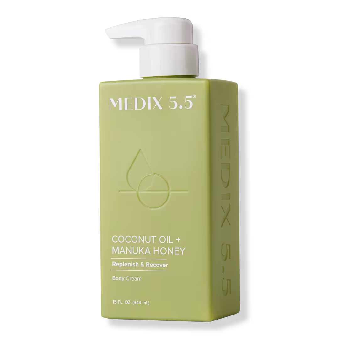 Medix 5.5  Coconut Oil Body Lotion With Manuka Honey, Replenish & Recover Body Cream Moisturizer