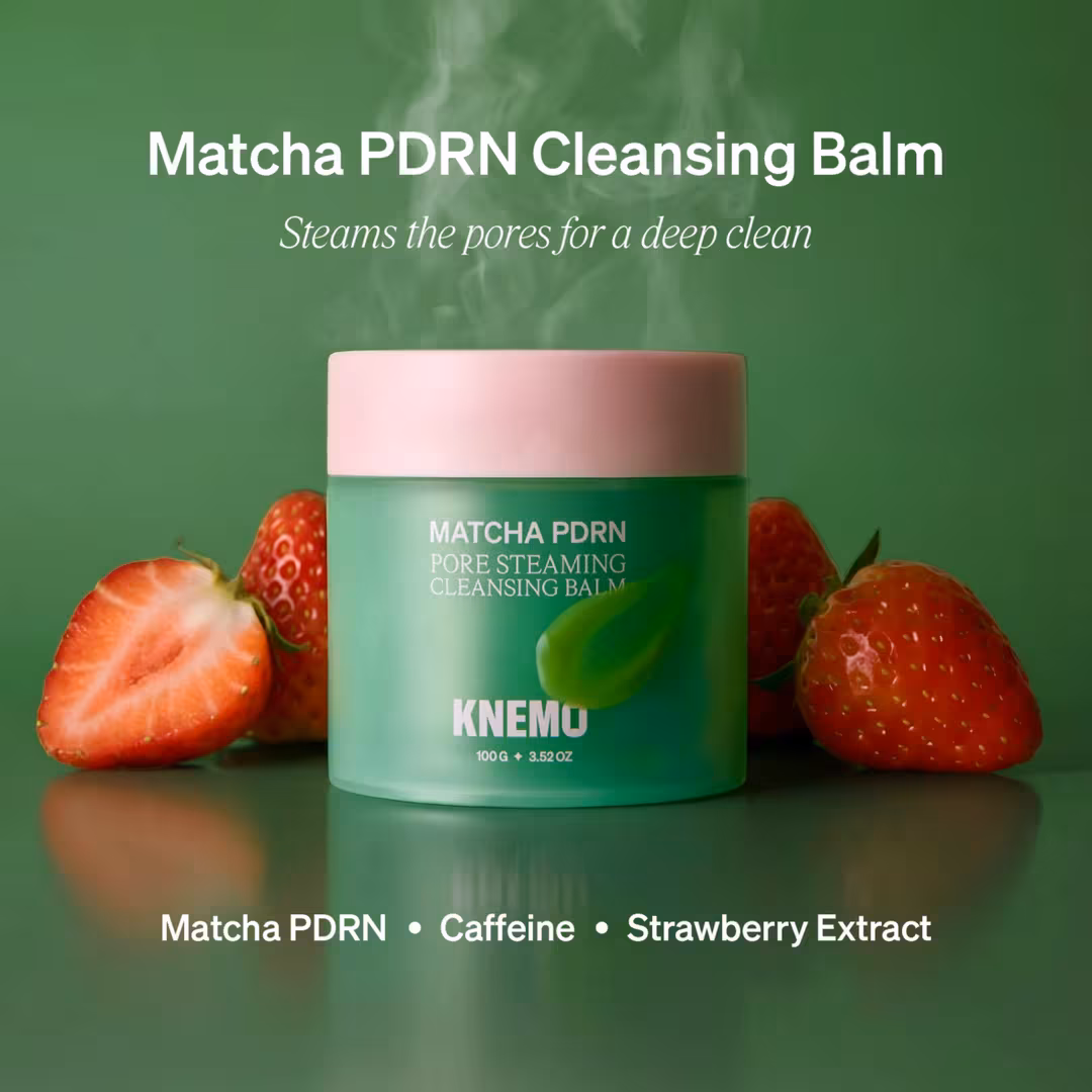 Knemo  Matcha PDRN Pore Steaming Cleansing Balm