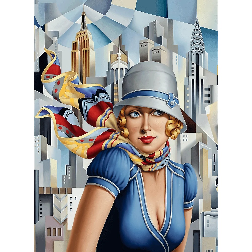 Puzzle Drewniane 200 El. Lato W Mieście, Catherine Abel