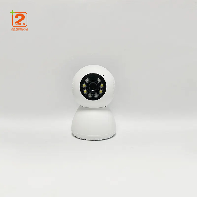No Blind Spot Pan Tilt Security Cam, Bright Full Color Night Vision Even in Pitch Dark Room