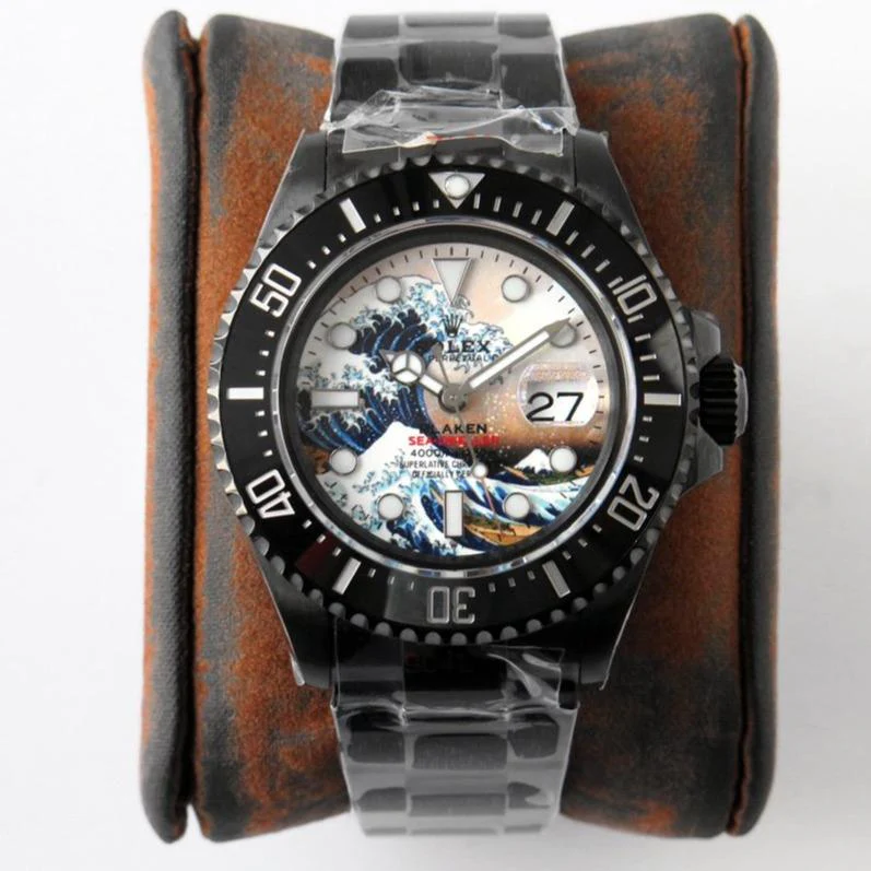 Rolex Watch SEA-DWELLER DEEPSEA 44MM  BLACK CUSTOM TSUNAMI DIAL