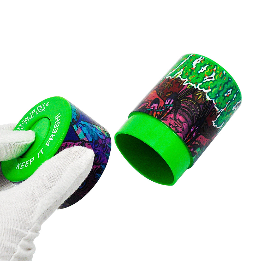 Plastic Can Marijuana Container
