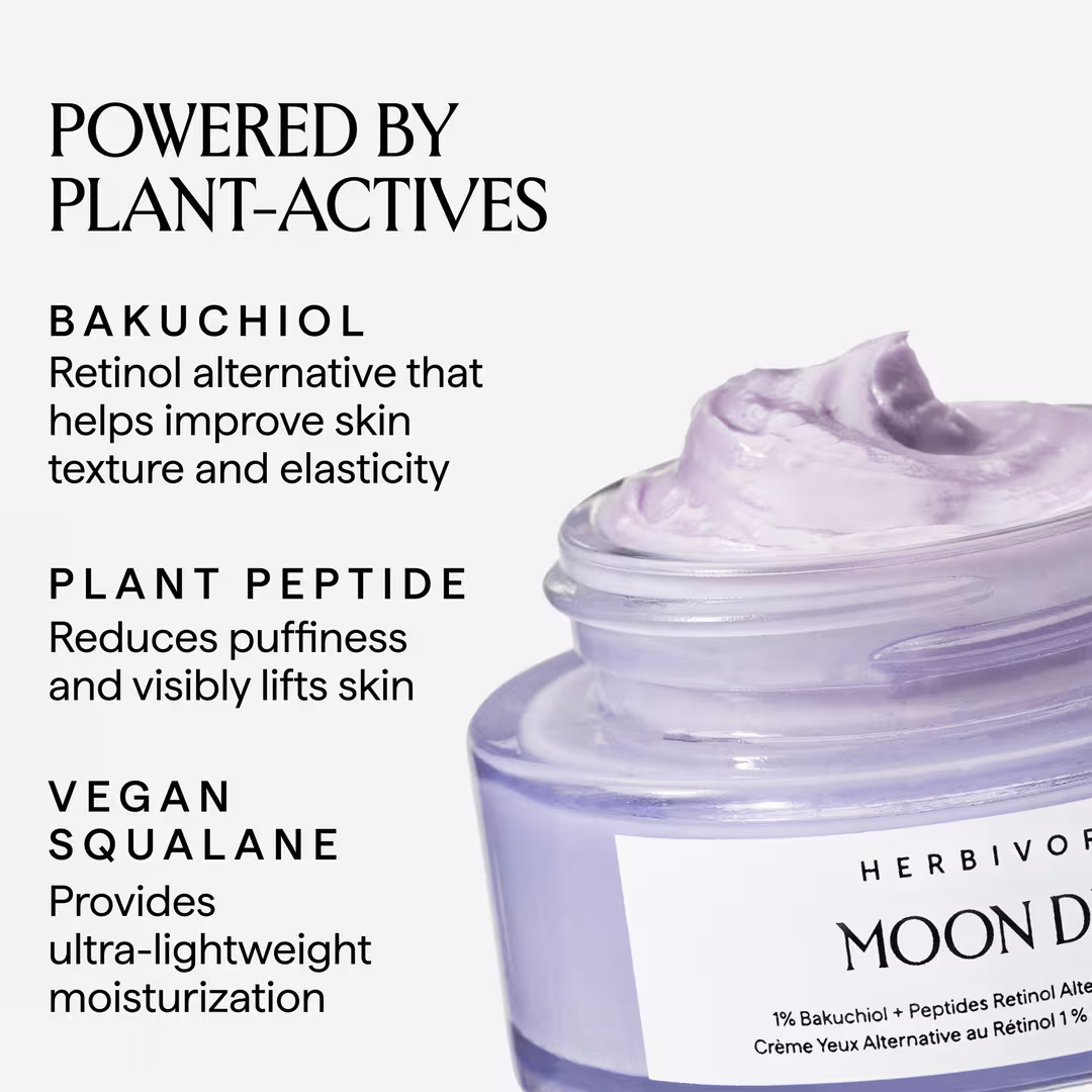 HERBIVORE  MOON DEW 1% Bakuchiol + Peptides Retinol Alternative Eye Cream