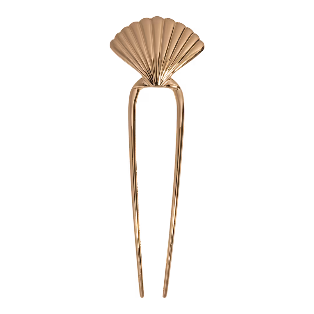 Kitsch  Metal Clam Shell French Hair Pin