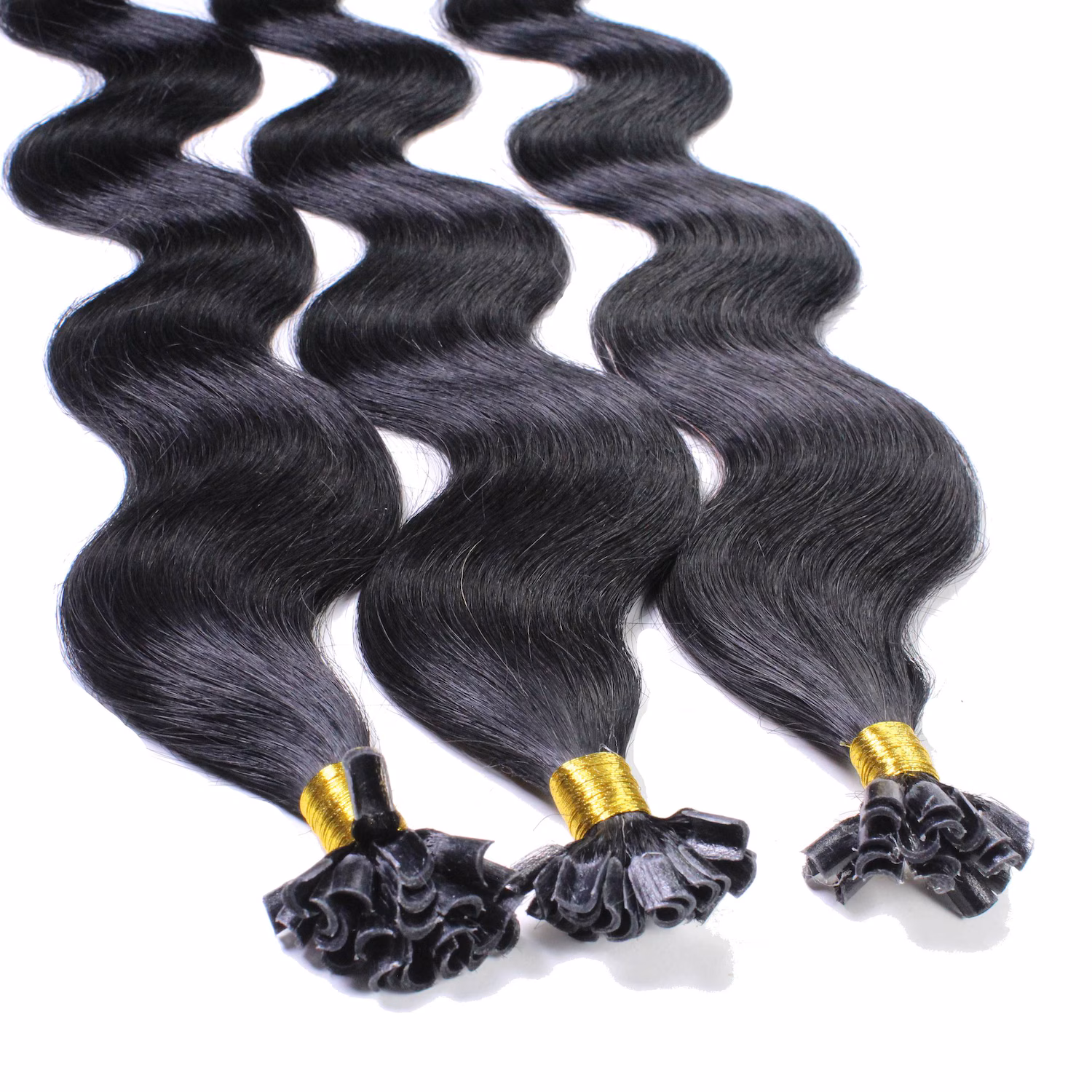 Bonding Extensions Echthaar #2/0 Schwarz 0.5g