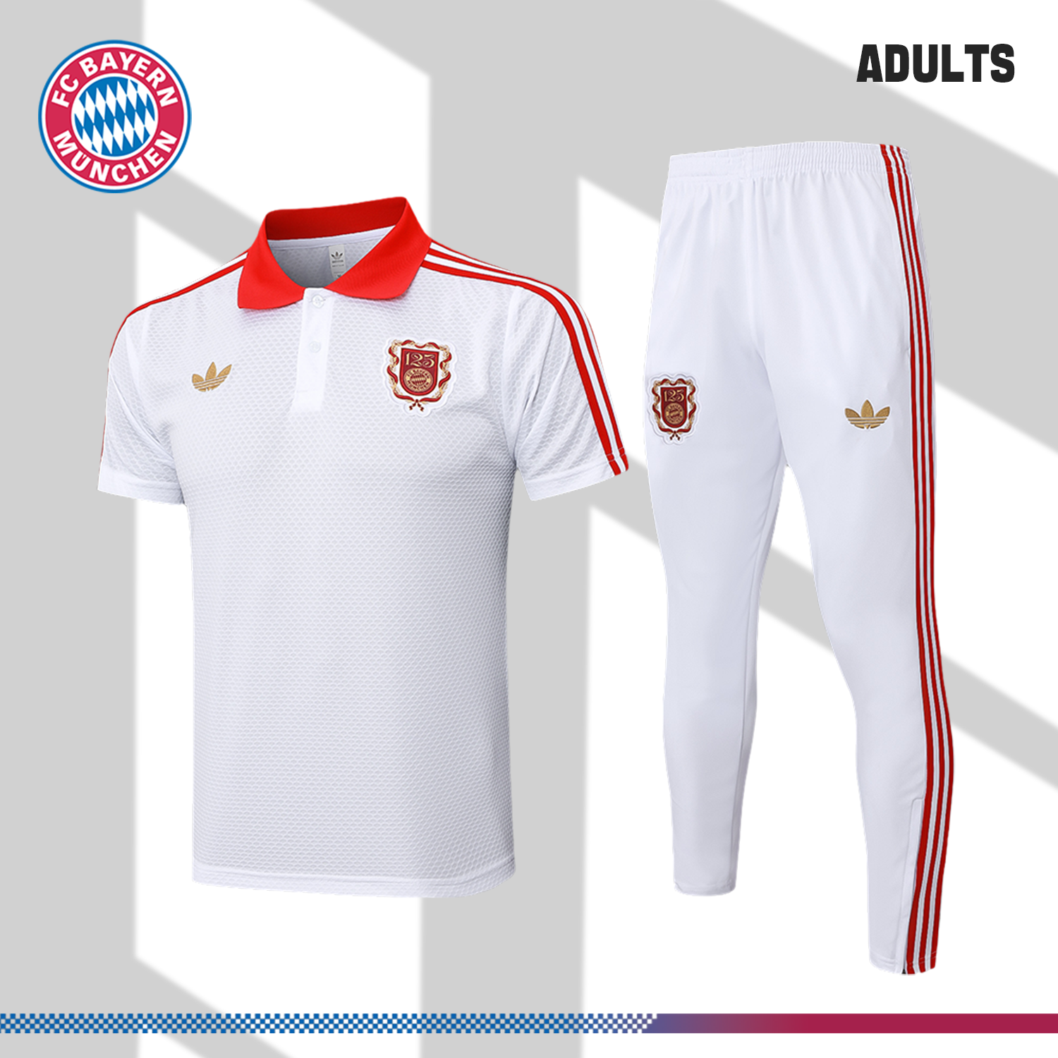 2025/2026 Bayern Munich Polo 125th Anniversary Edition (Adult Kit)
