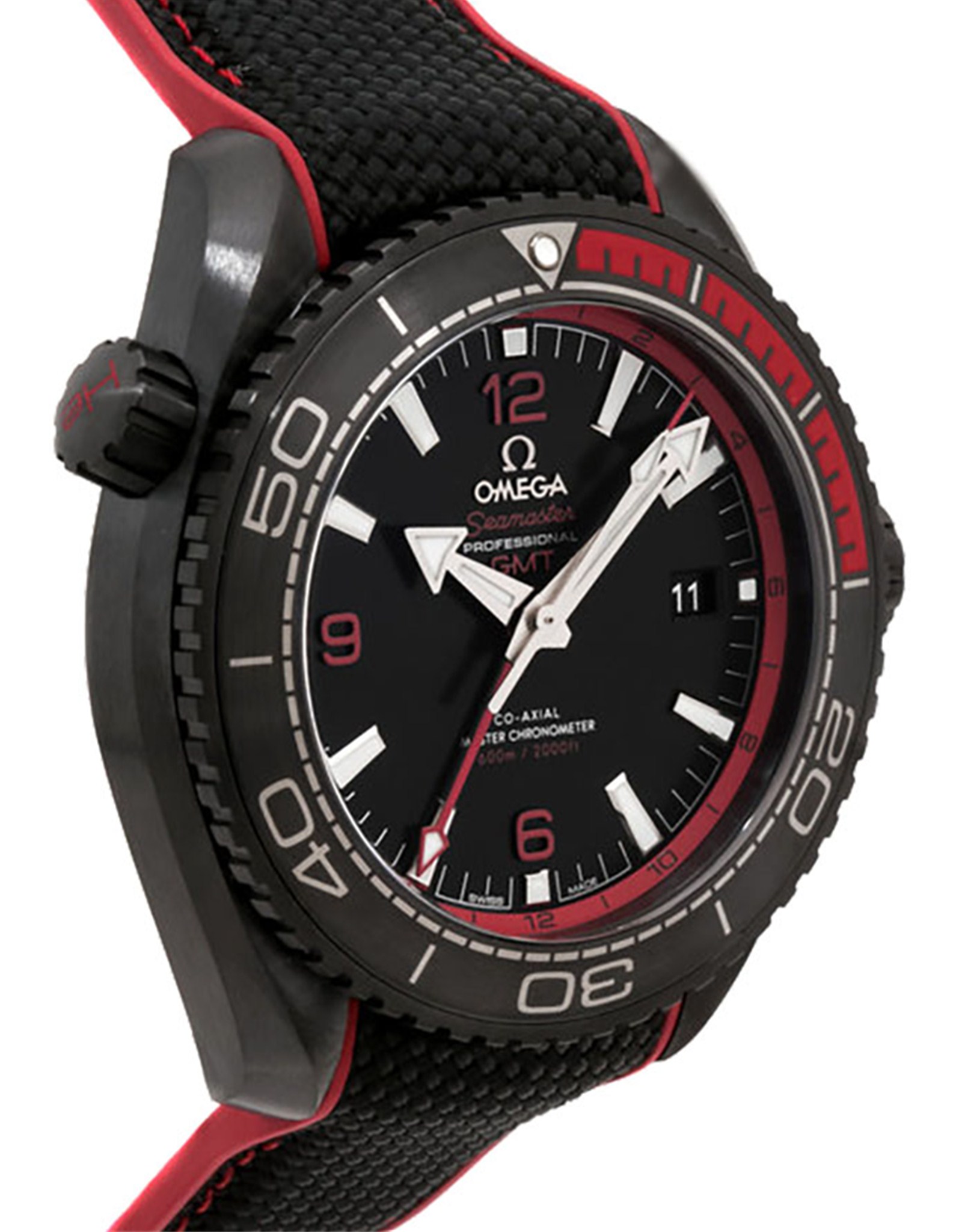 Replica Omega Planet Ocean Ceramic Black Dial Men's Watch 215.92.46.22.01.003 45.5MM