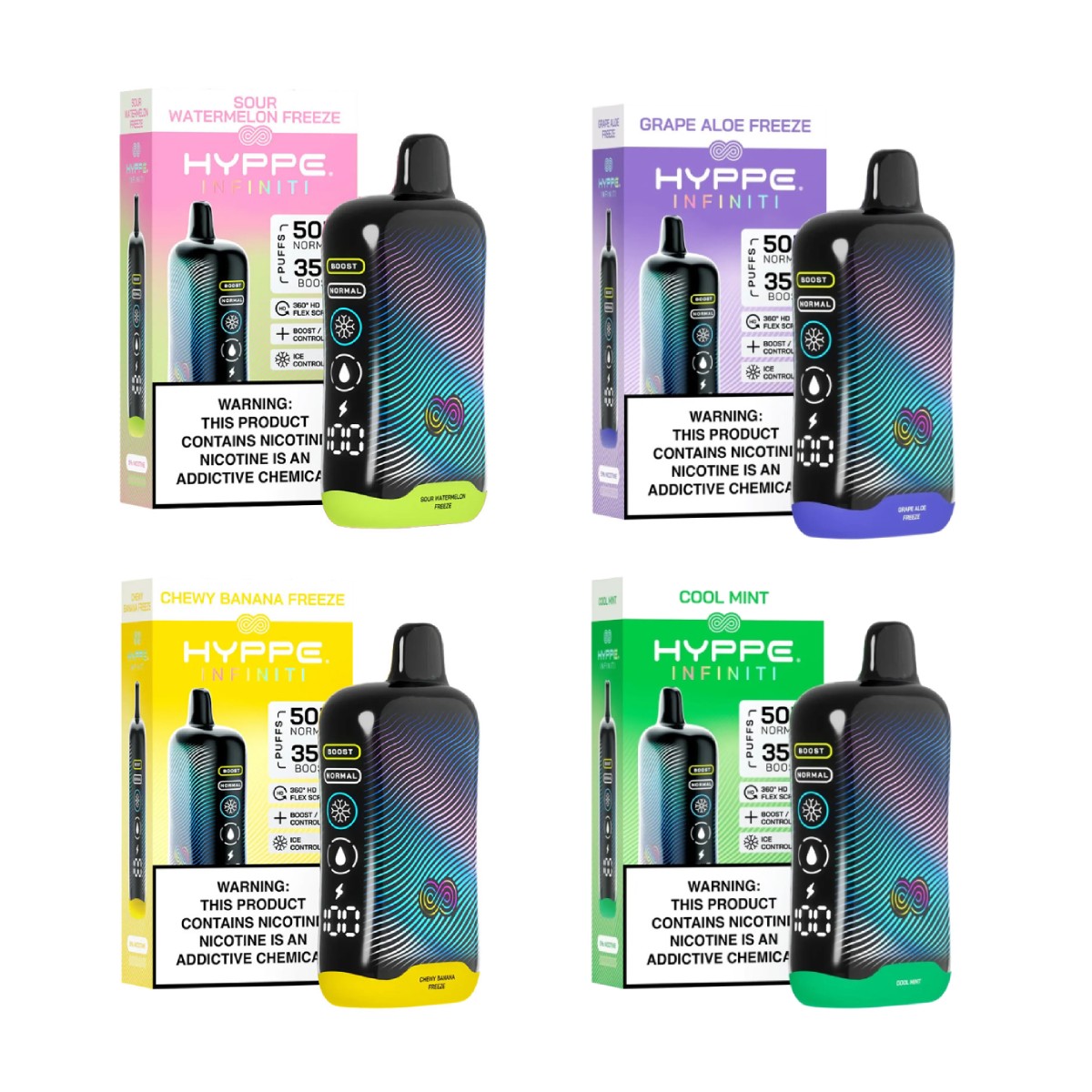 Hyppe Infiniti 50K 360° HD 50mg