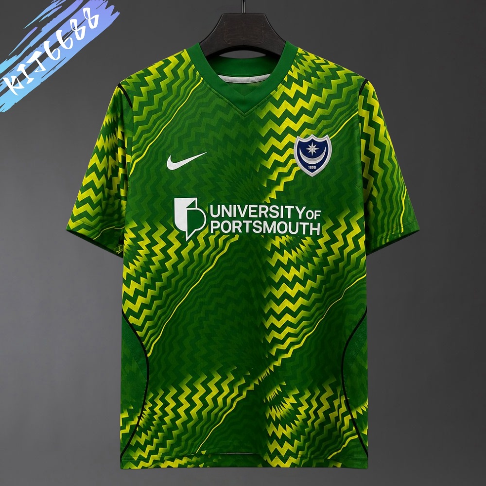 2026/2027 Portsmouth Goalkeeper Football Shirt (Fan version)