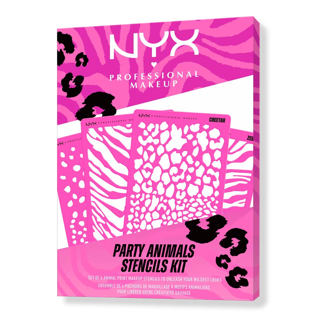 NYX Professional Makeup  Party Animals Animal Print Stencil Kit