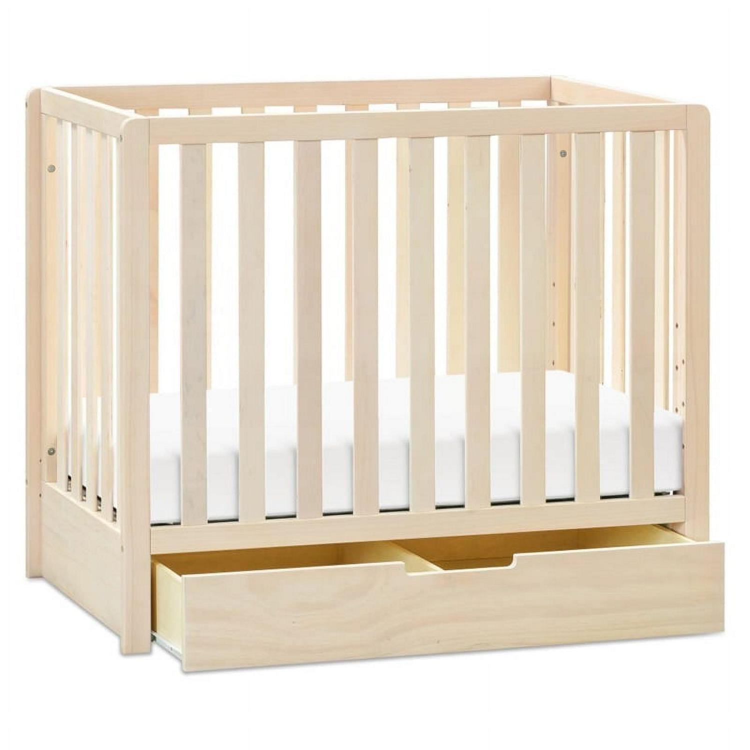 Carter-s by DaVinci Colby 4-in-1 Convertible Mini Crib with Trundle in Washed Natural