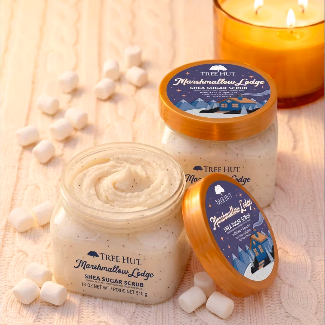 Tree Hut  Marshmallow Lodge Shea Sugar Scrub
