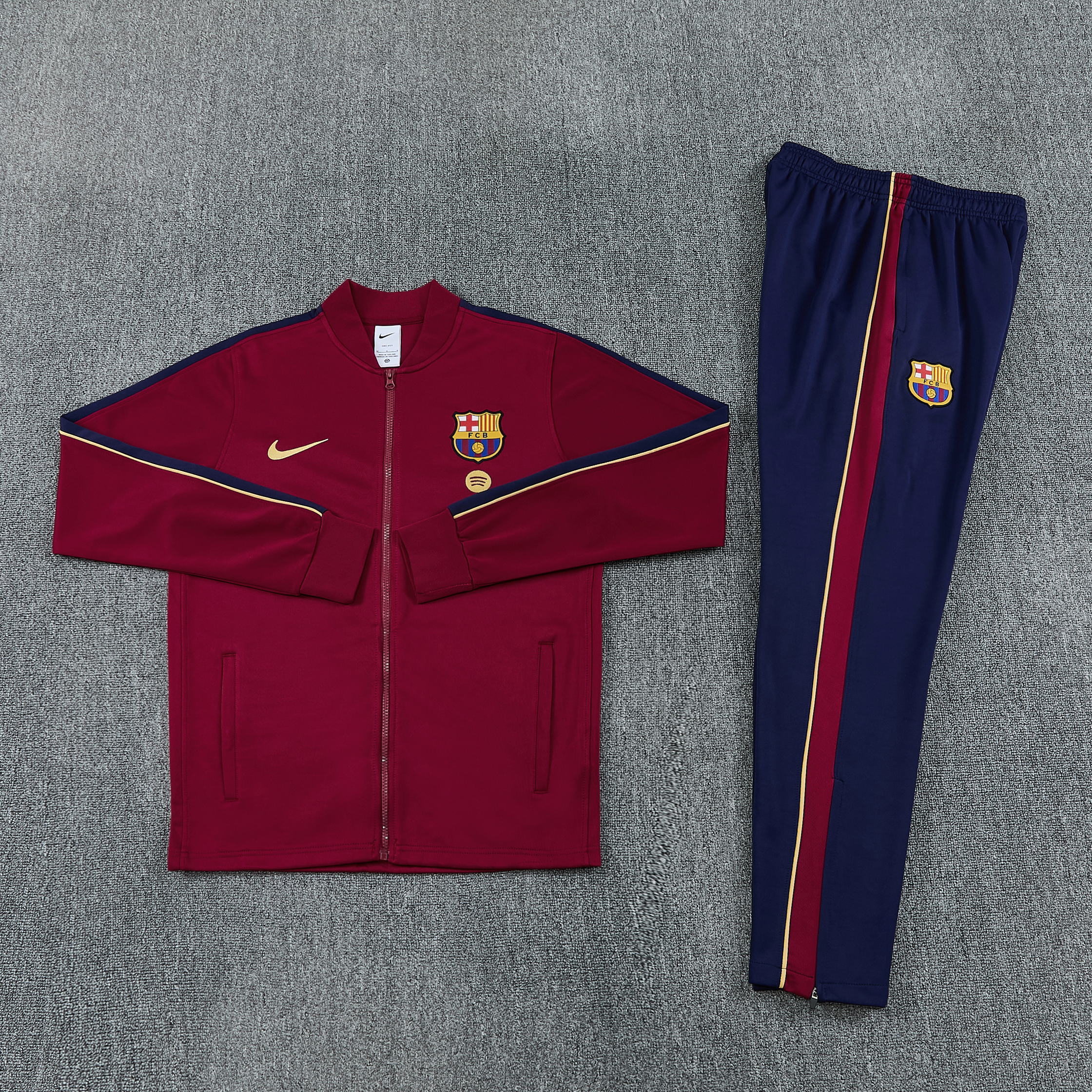2026/2027 Barcelona Full Zipper Training Suit (Adult Set)