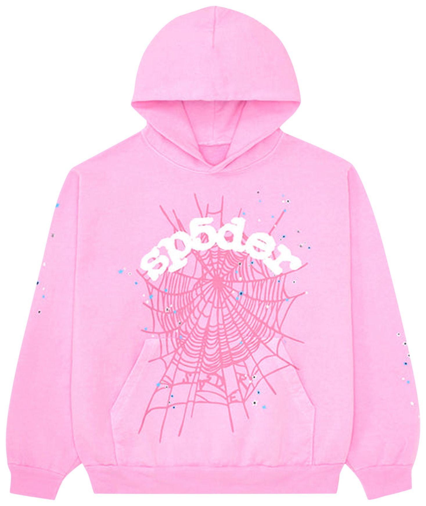 Sp5der OG Web Hoodie Pink/2023