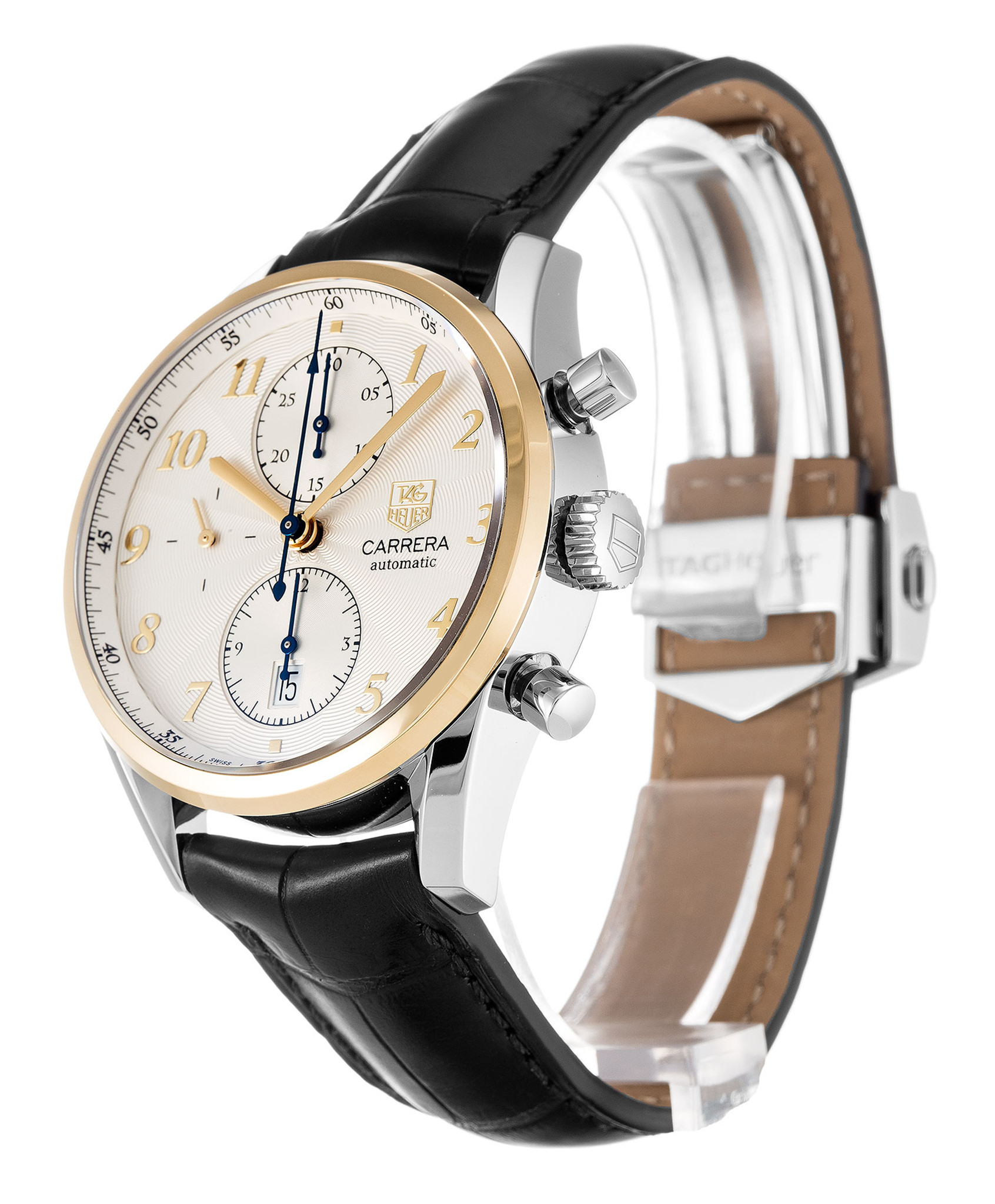 Replica Tag Heuer Carrera CAS2150.FC6291 White Dial Number Markers 41MM