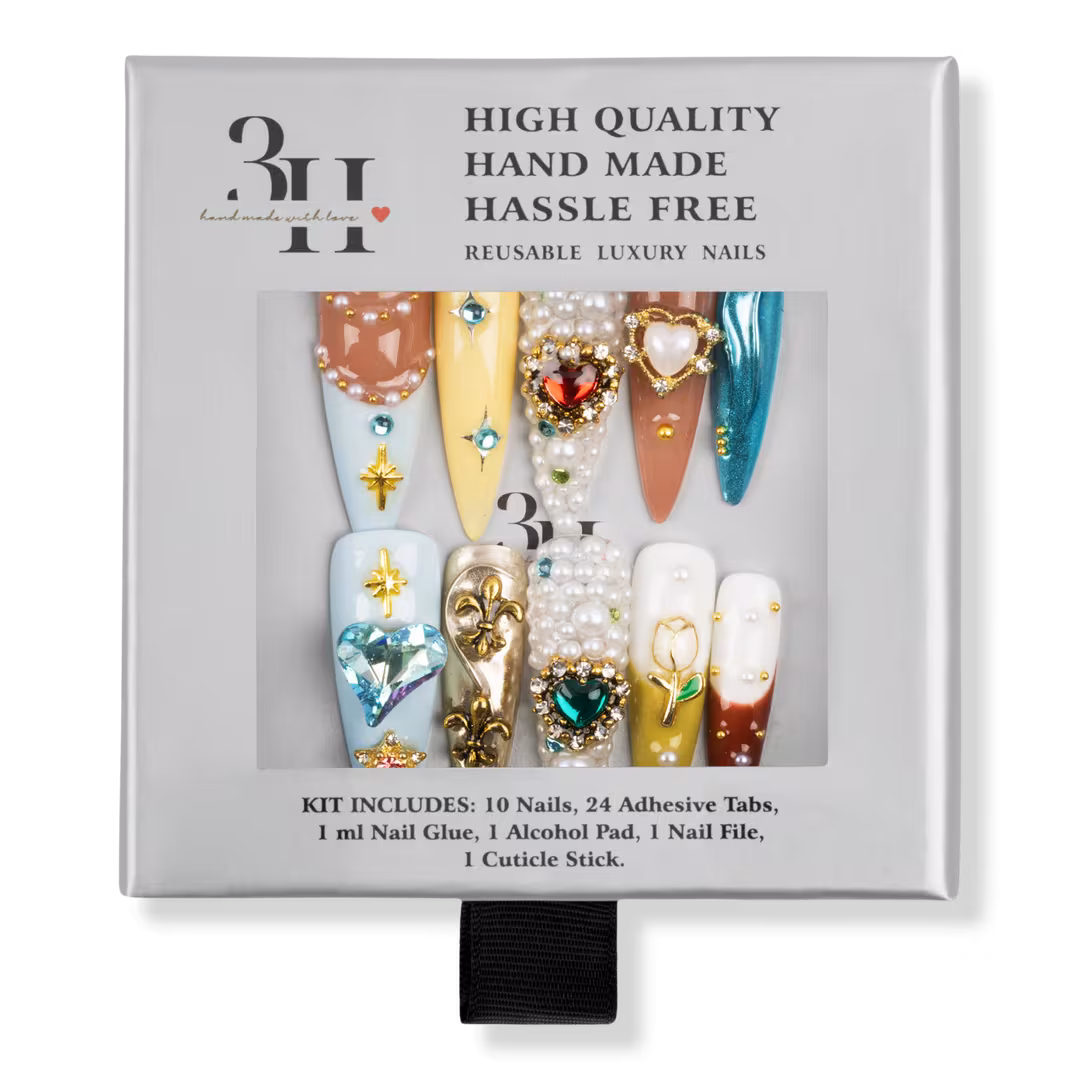3H Nails  Majestic Fantasy X-Long Stiletto Press-On Nails
