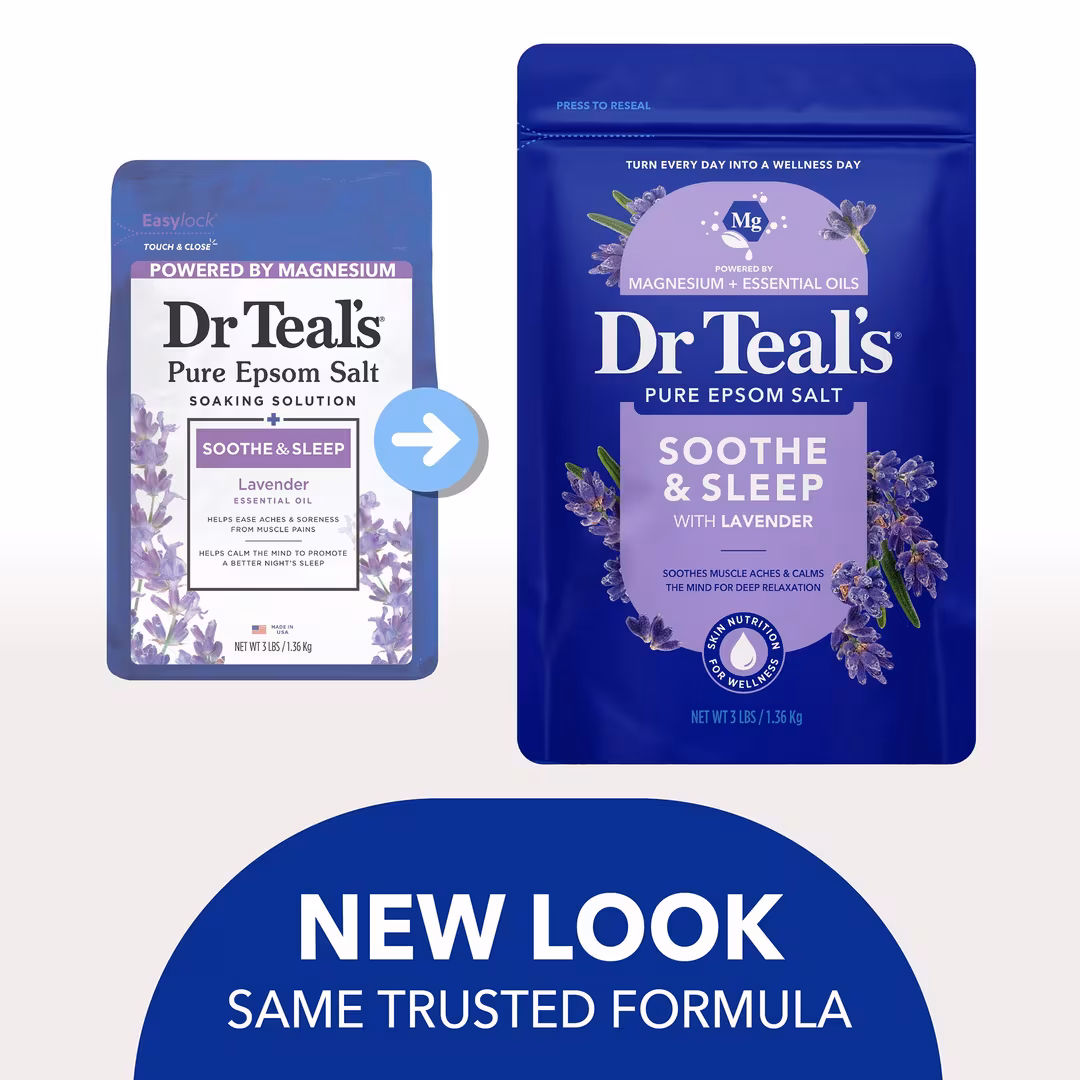 Dr Teal's  Soothe & Sleep with Lavender Pure Epsom Salt Soaking Solution