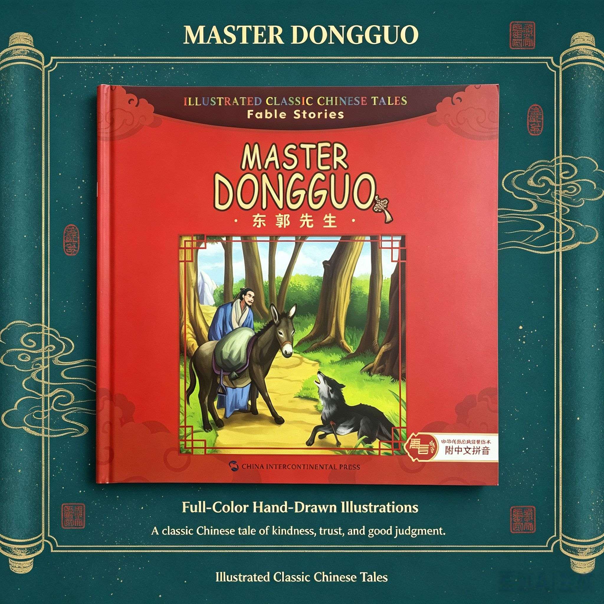 Master Dongguo: A Chinese Fable (English-Chinese Bilingual Edition with Pinyin)
