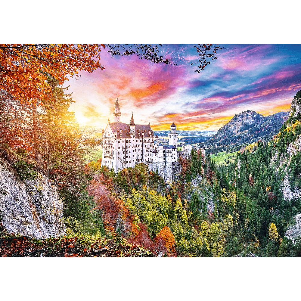 Puzzle 500 El. Widok Na Zamek Neuschwanstein, Niemcy