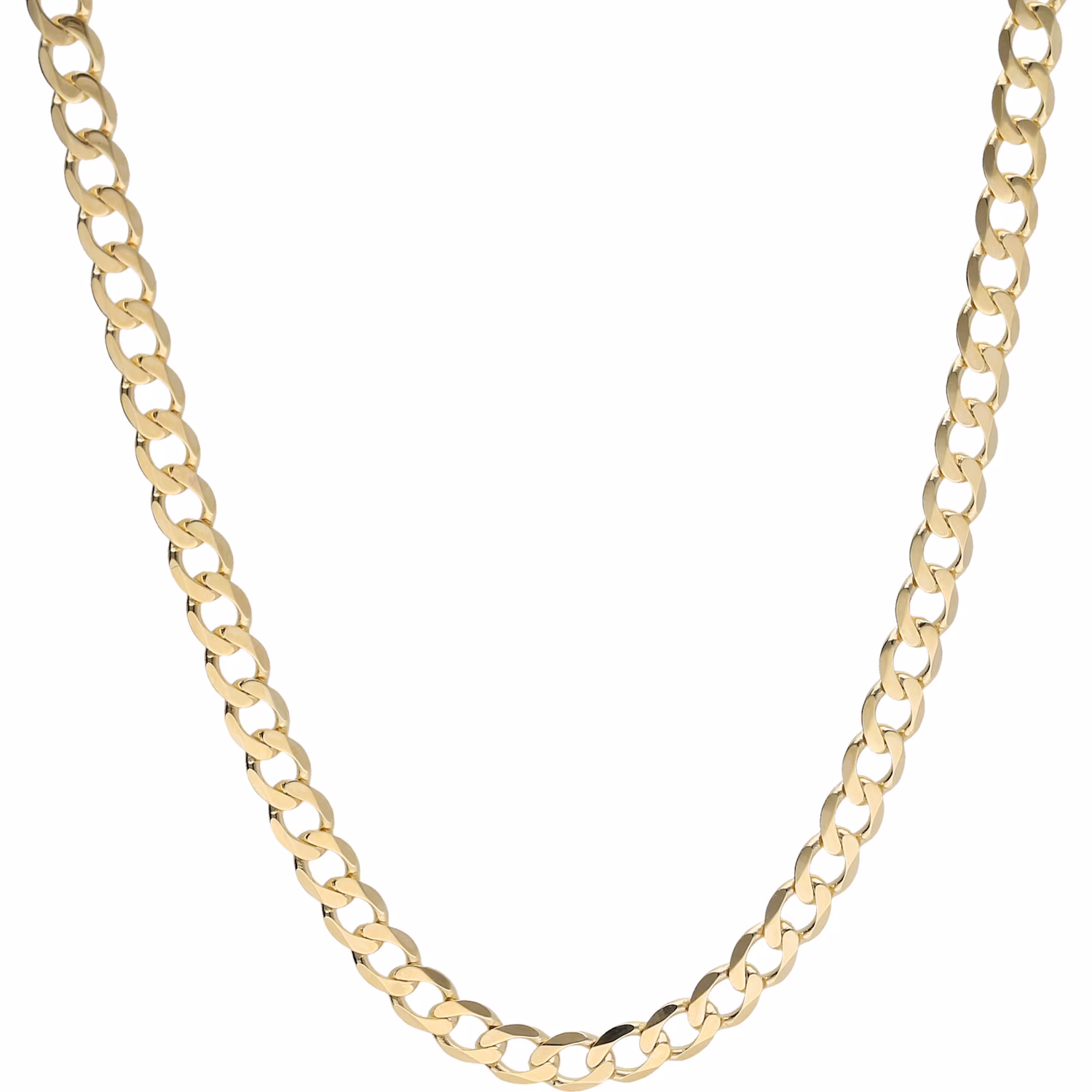 Kette Panzerkette, massiv, Gold 585