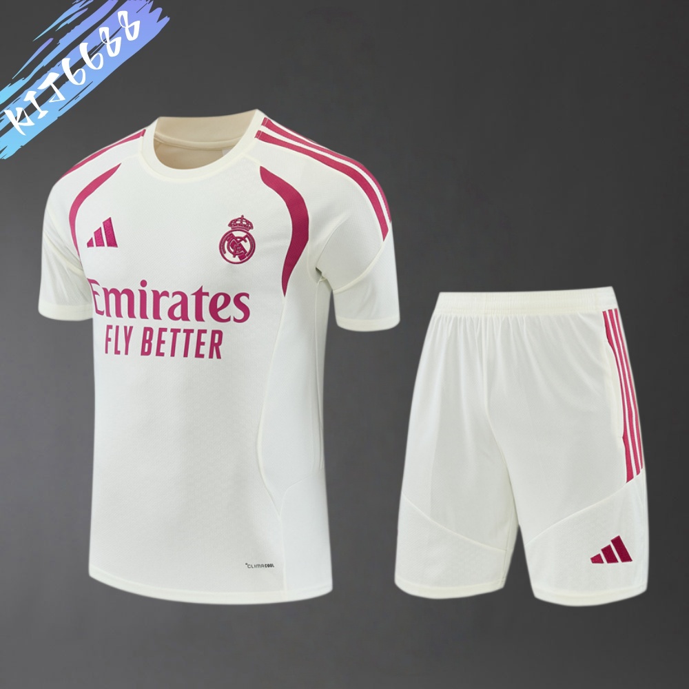 2026/2027 Real Madrid Short Sleeve Training Wear ( Adult kit Kids )
