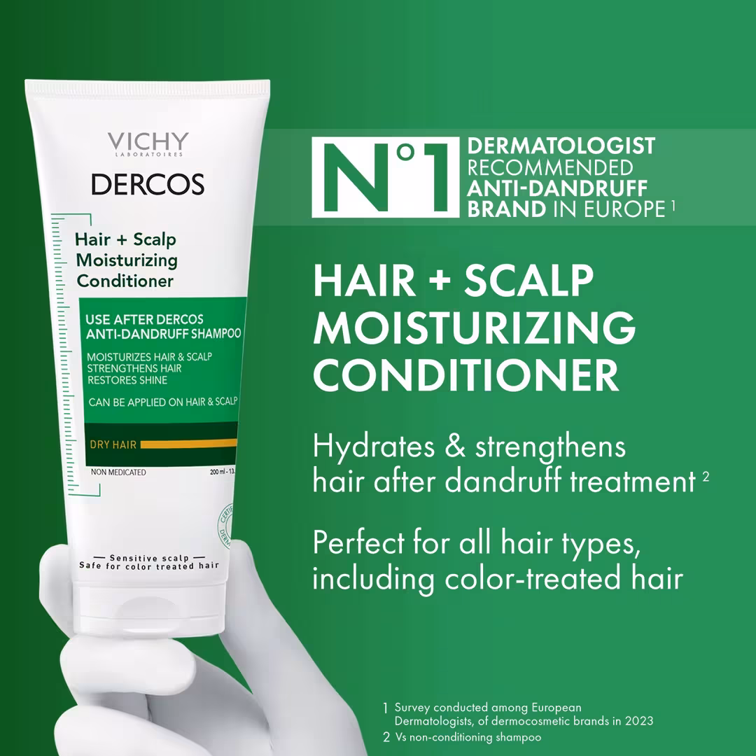 Vichy  Dercos Hair + Scalp Moisturizing Conditioner