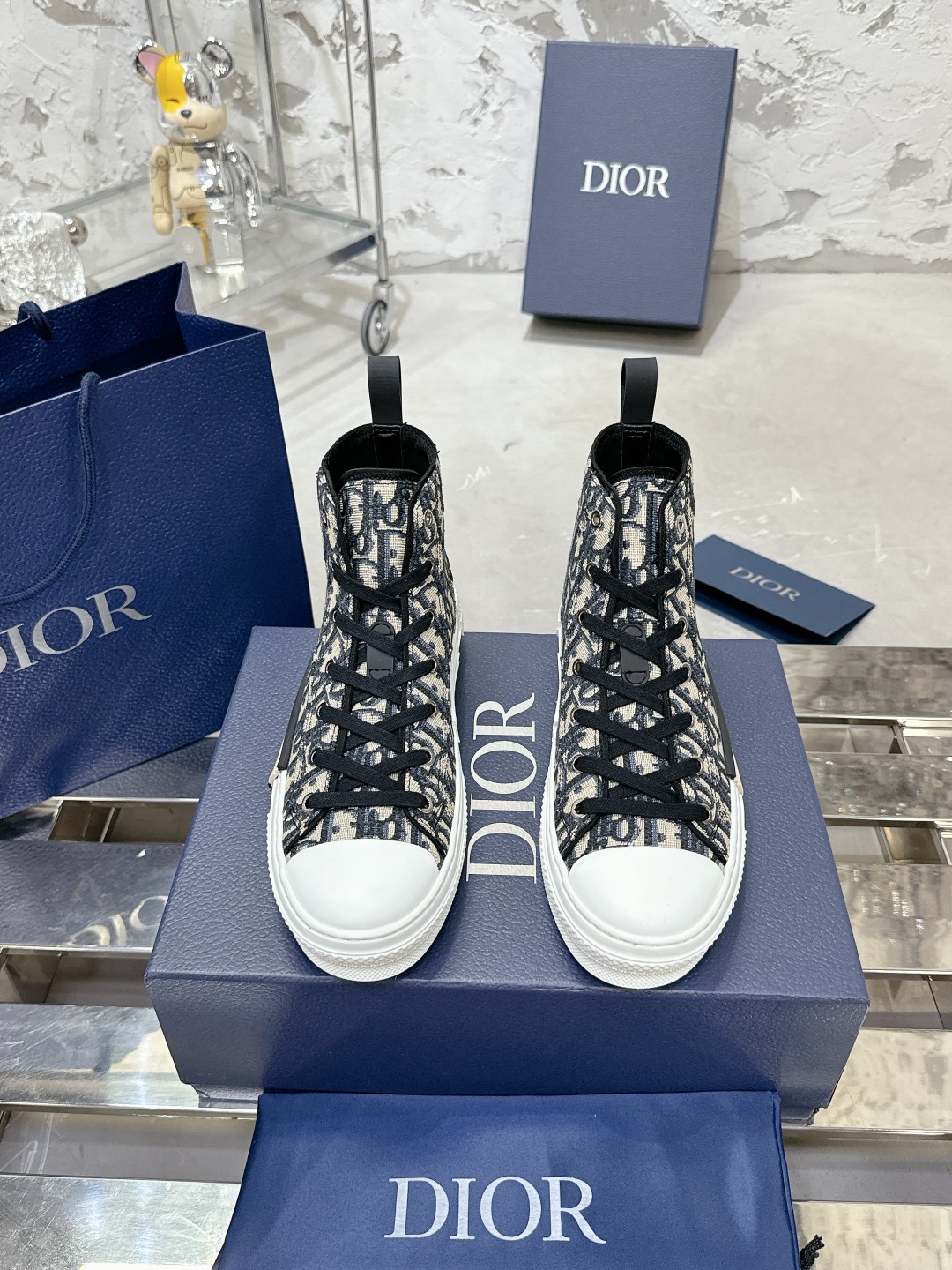 Dior B23 League High-Top Sneakers