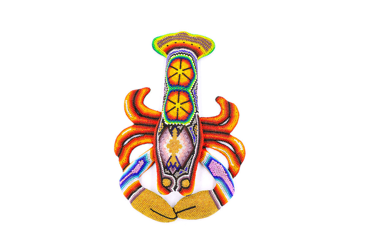 Langosta - Obra de Arte Huichol