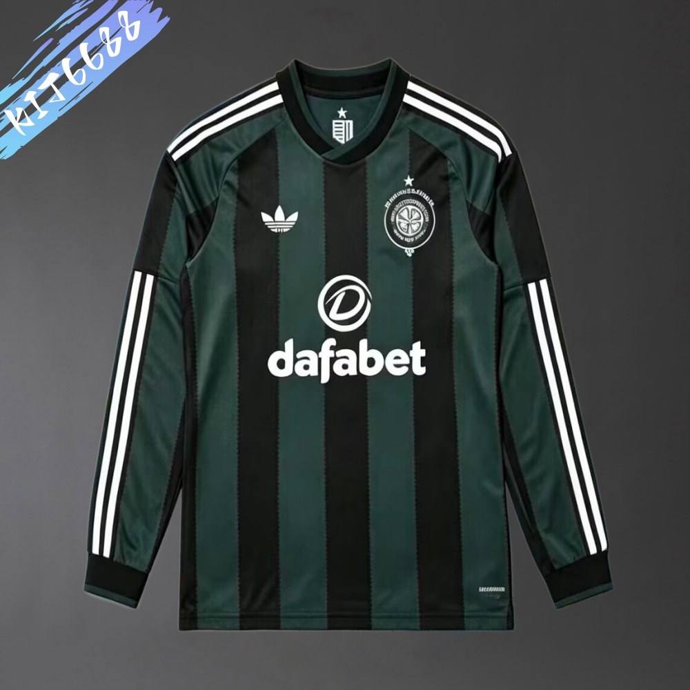 2026/2027 Celtics Away Long Sleeve Football Shirt (Fans version)