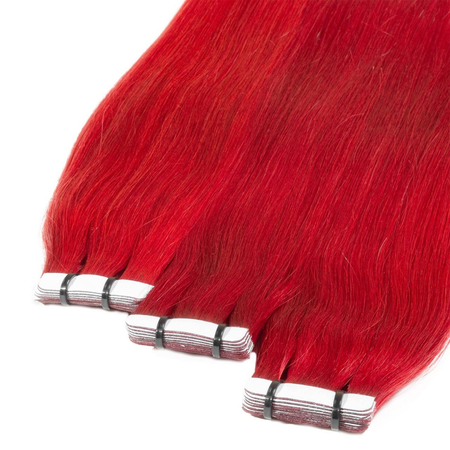 Tape Extensions Premium Echthaar #0/44 rot intensiv