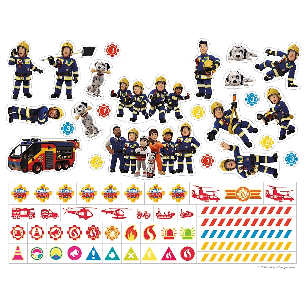 Książka Aktywizująca Giga Notes Z Naklejkami, Strażak Sam