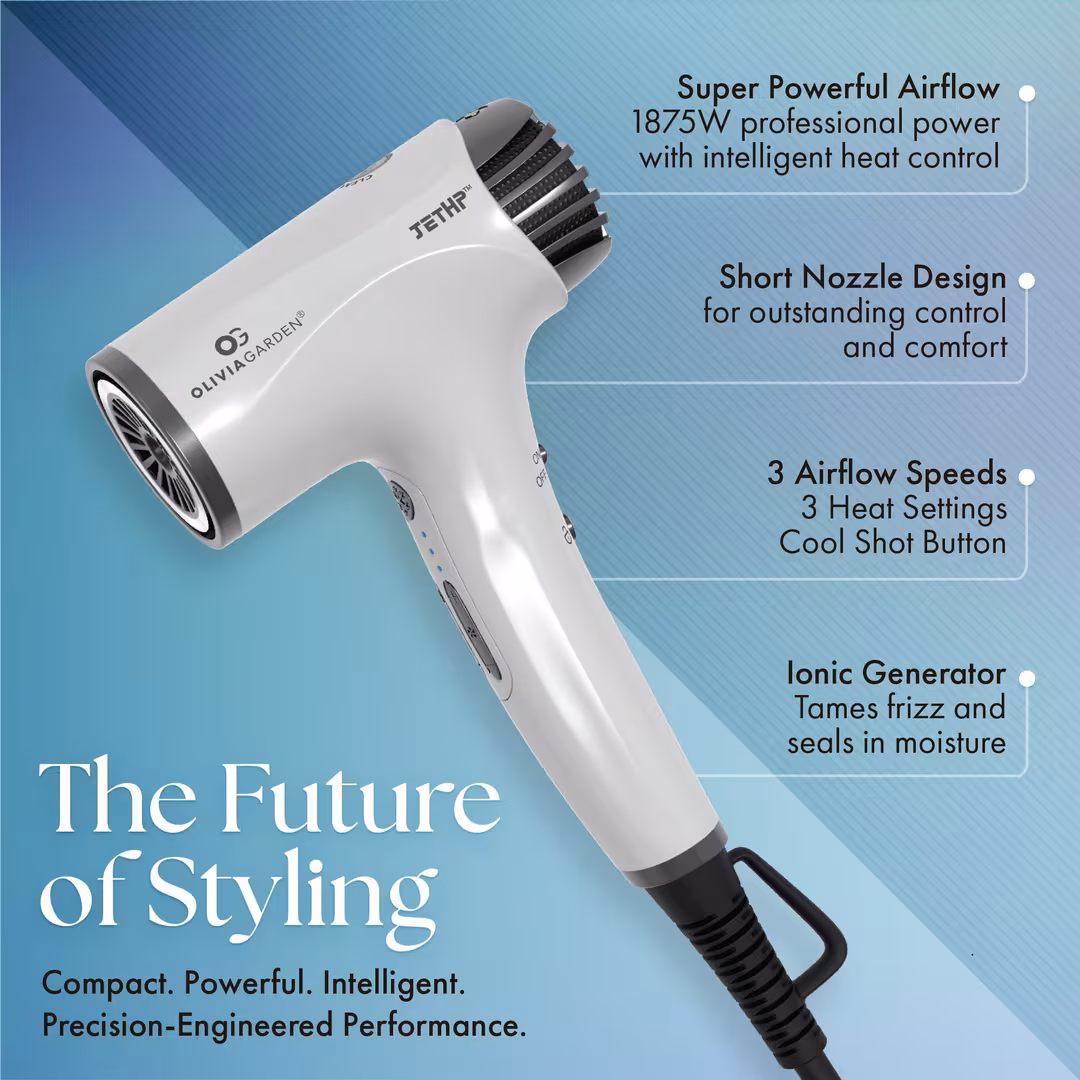 Olivia Garden  JETHP High Performance Compact Professional Hair Dryer