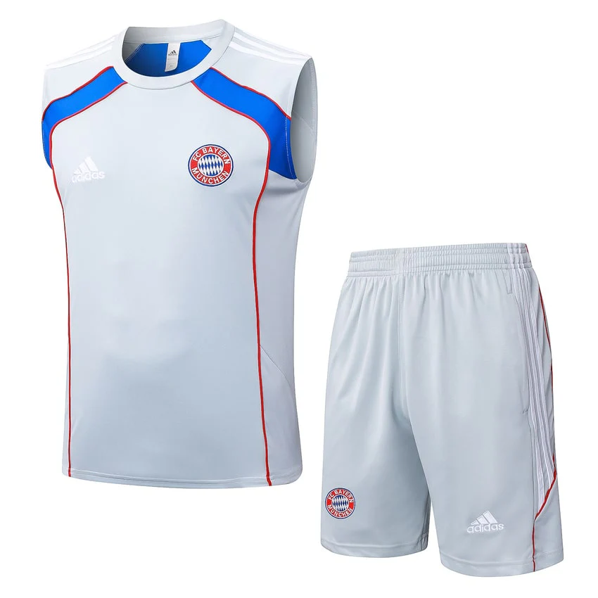 Bayern Munich Tank Top Shorts Men 2025 2026 Grey