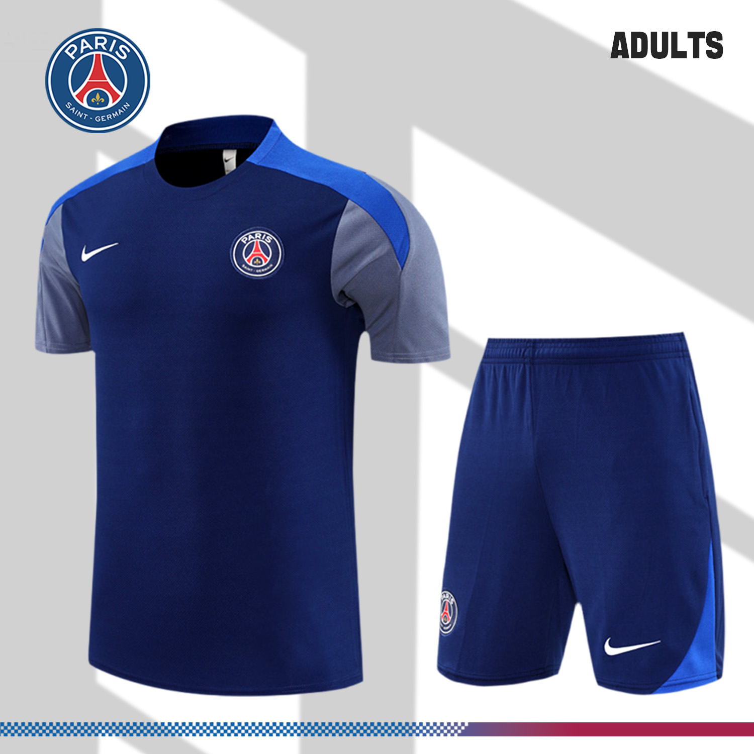 2025/2026 Paris Saint Germain Short Sleeve Training Kit (Adult Kit)