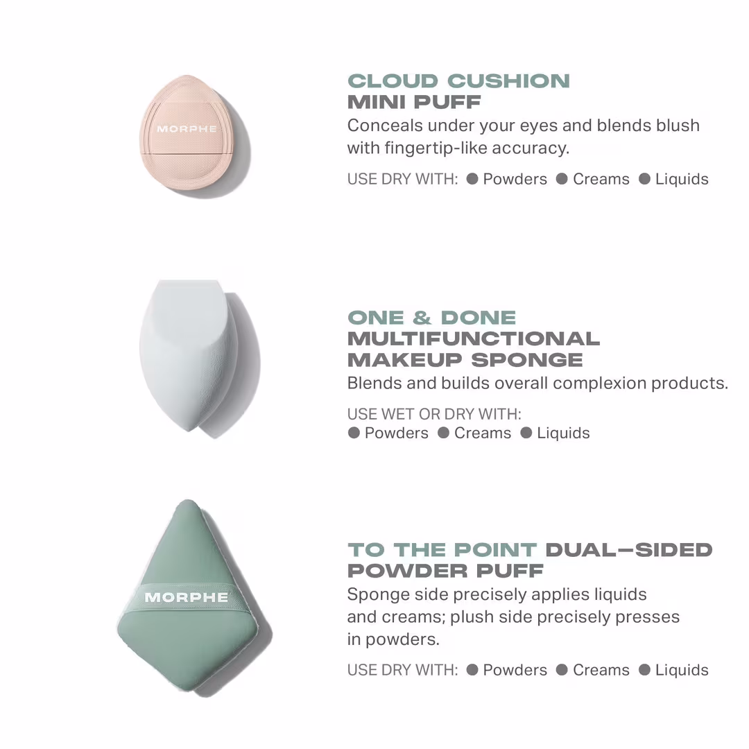 Morphe  All Bases Covered 3-Piece Tool Set