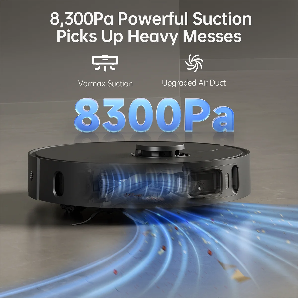 Dreame X30 Ultra Robot Vacuum, 8300Pa Suction, Self Cleaning with 140F Water, Liftable Mop