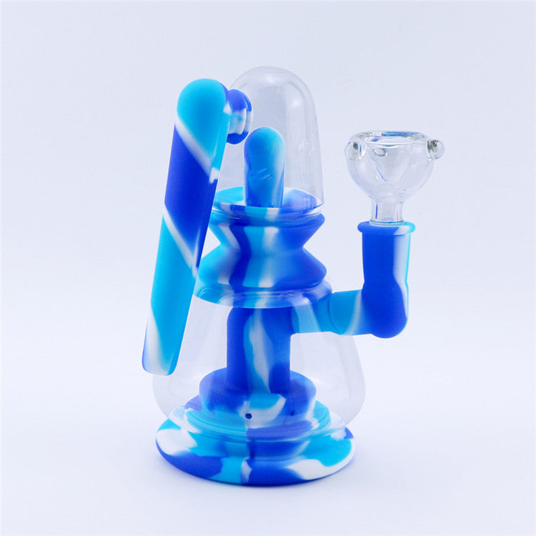 7 Lantern Shape Silicone Percolator Dab Rig