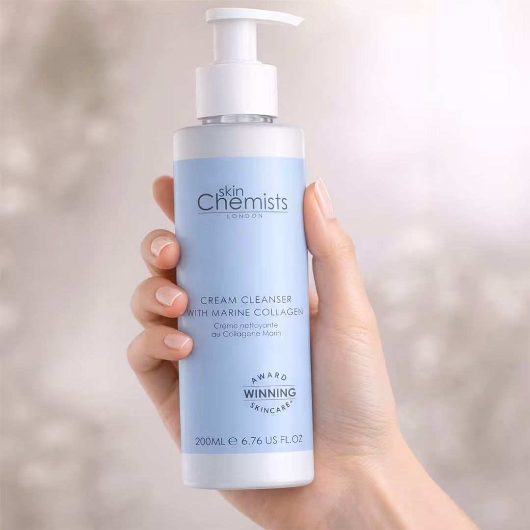 skinChemists  Anti-Aging Cream Cleanser with Marine Collagen