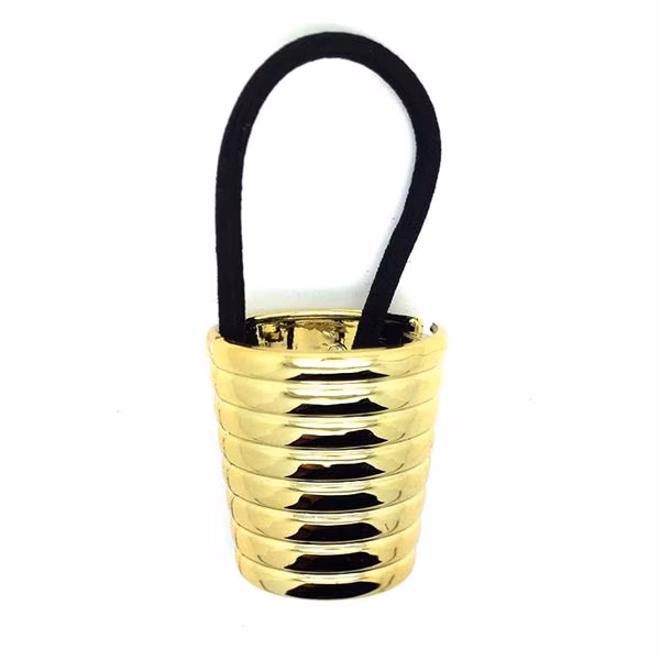 Pferdeschwanz Halter Manschette mit Rillen