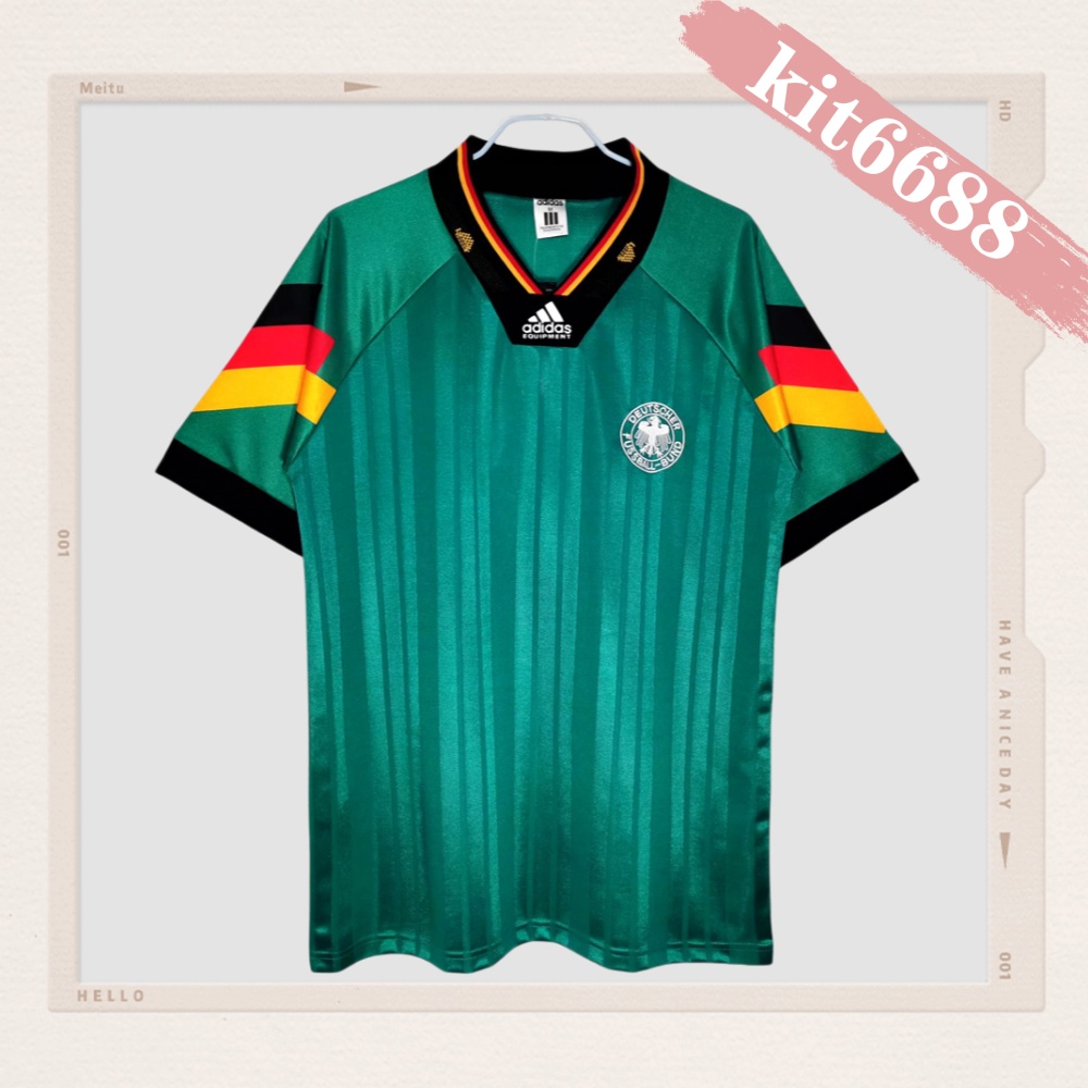 1992 Germany Away Retro Football Shirt